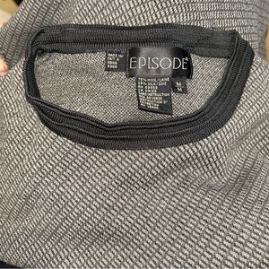 Episode Women's Classic Wool Silk Brown and Gray Sweater *review size*